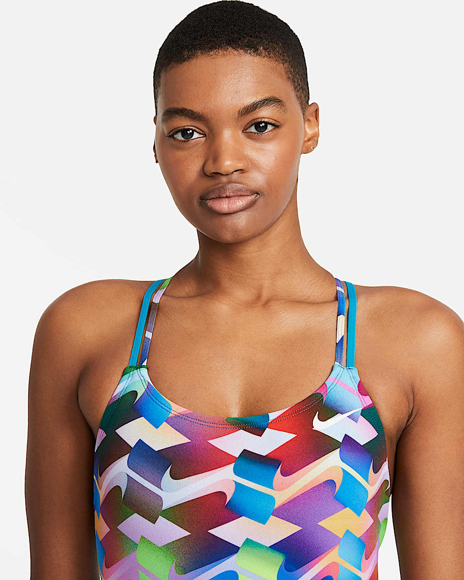 Nike HydraStrong Women s Spiderback 1 Piece Swimsuit. Nike